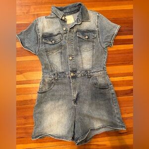 Altar’d State Denim Romper
